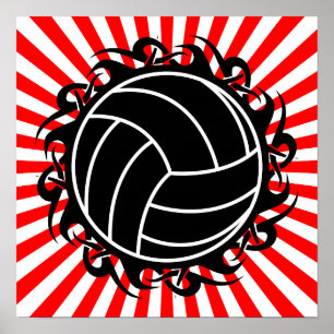 Stammes- Volleyball Poster