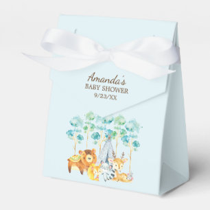 Stammes- Waldtier-Babyparty-Bevorzugungs-Kasten Geschenkschachtel
