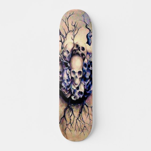 Stammes- Wurzel-Schädel-Element-kundenspezifisches Skateboard (Vorne)