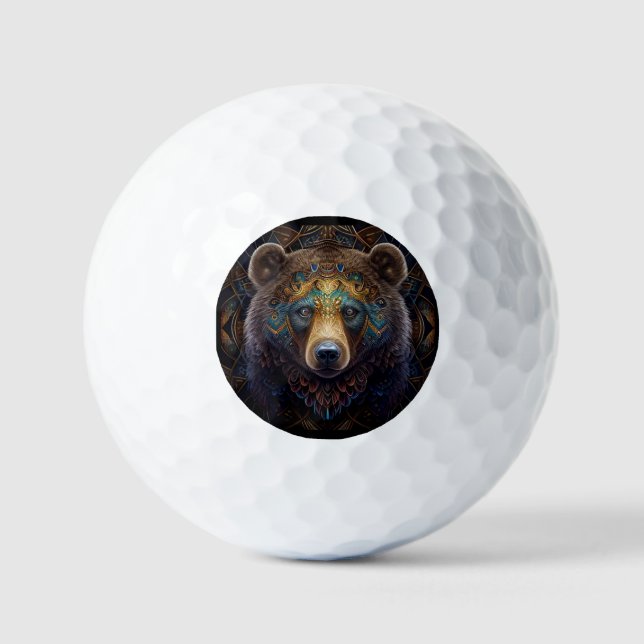 Stammesbär Golfball (Vorderseite)