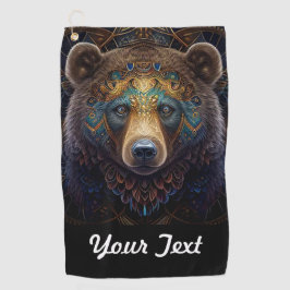 Stammesbär Golfhandtuch