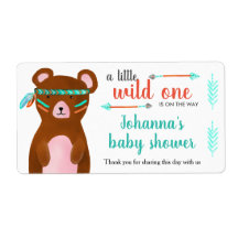 Stammesbär | Wild One Baby Dusche Vielen Dank