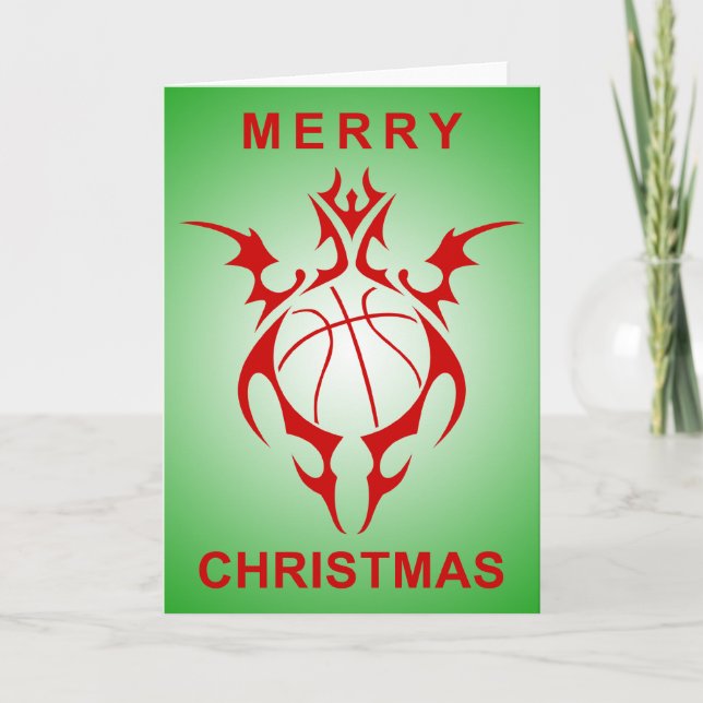 Stammesbasketball frohe Weihnachten (Vorderseite)