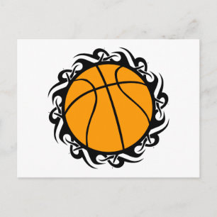 Stammesbasketball Postkarte