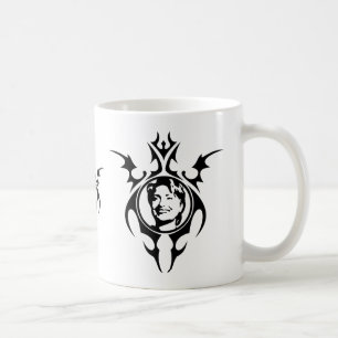 Stammesdesign von Hillary Clinton Kaffeetasse