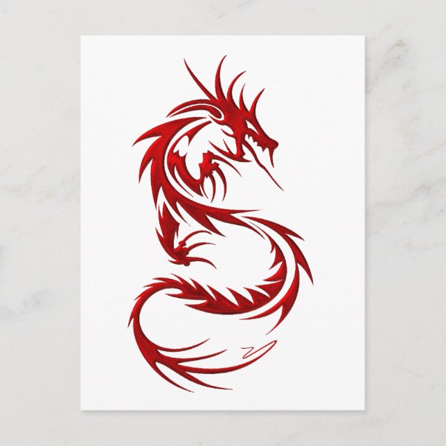 Stammesdrache Postkarte (Vorderseite)