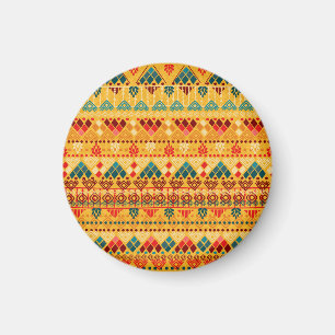 Stammeselemente, vielseitiges, nahtloses Muster. Magnet