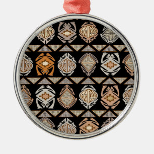Stammesfrösche Ornament Aus Metall