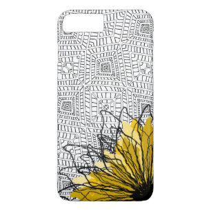 Stammesgebiete und gelbe Blume Case-Mate iPhone Hülle