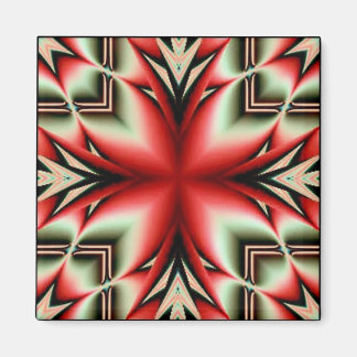 Stammesgeo-Blume Magnet