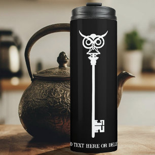 Stammeskugel Skelettschlüssel Thermosbecher