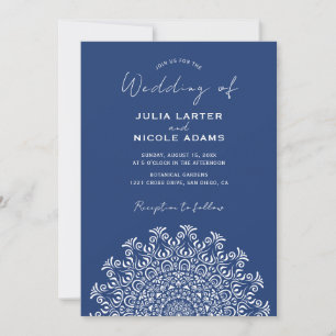 Stammeskultur Land Kultur Wappen Mandala Hochzeit Einladung