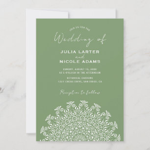 Stammeskultur Land Kultur Wappen Mandala Hochzeit Einladung