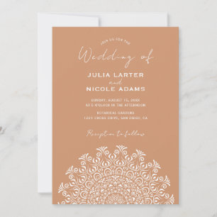 Stammeskultur Land Kultur Wappen Mandala Hochzeit Einladung