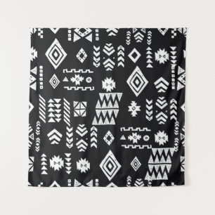 Stammeskultur. Stilvolles primitives Geomet Wandteppich