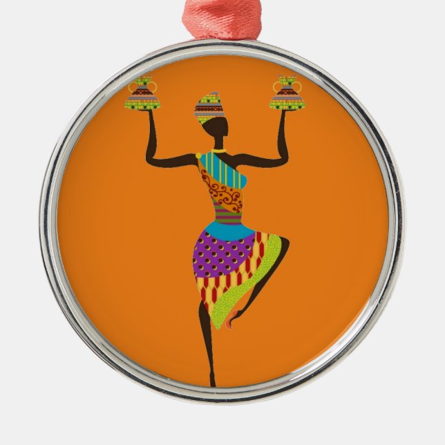 Stammeskunst Ornament Aus Metall (Vorne)