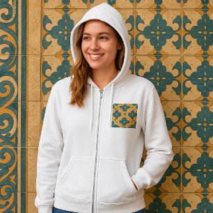 Stammesmaske Afrikanisches ethnisches Gesichtsmust Hoodie