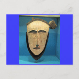 Stammesmaske CB Postkarte