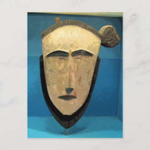 Stammesmaske CB Postkarte