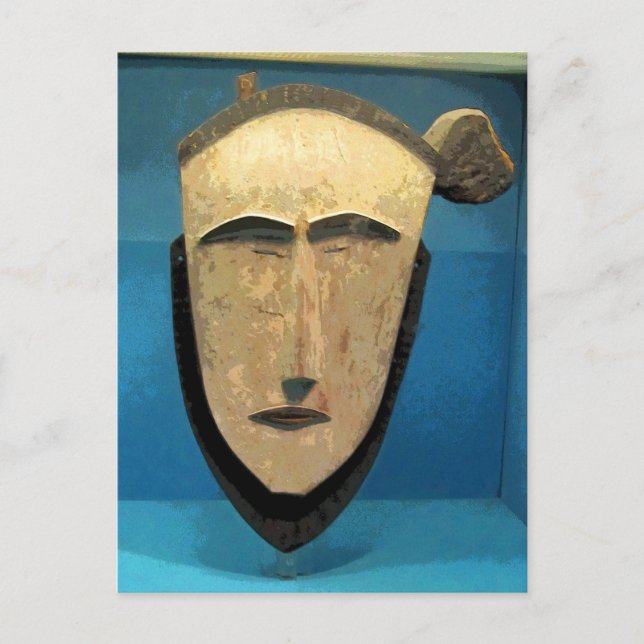 Stammesmaske CB Postkarte (Vorderseite)