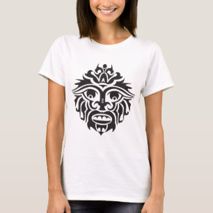 Stammesmaske - Der grundlegende T - Shirt von Frau
