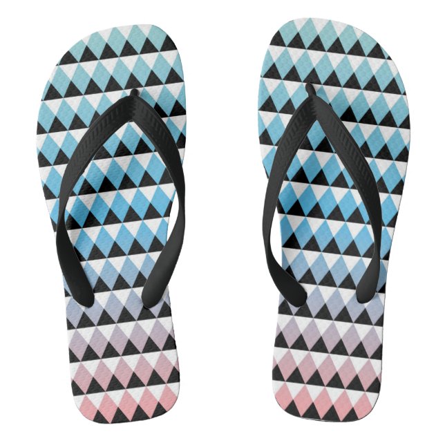 Stammesmuster Aztec Ombre Flip Flops (Fußbett)