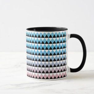 Stammesmuster mit Azteken-Ombre-Effekt Tasse