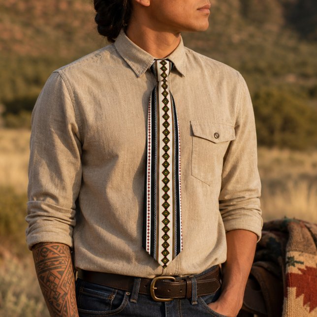 Stammesmuster Native American Krawatte (Von Creator hochgeladen)