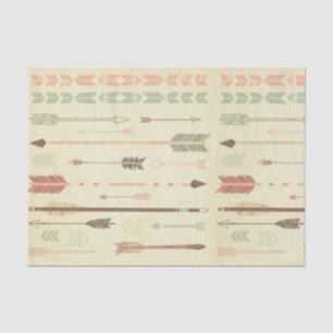 Stammespfeile Vintages modernes Muster Seidenpapier