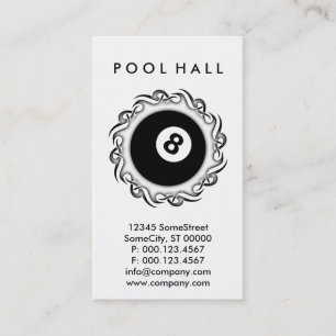 StammesPOOL HALL Visitenkarte