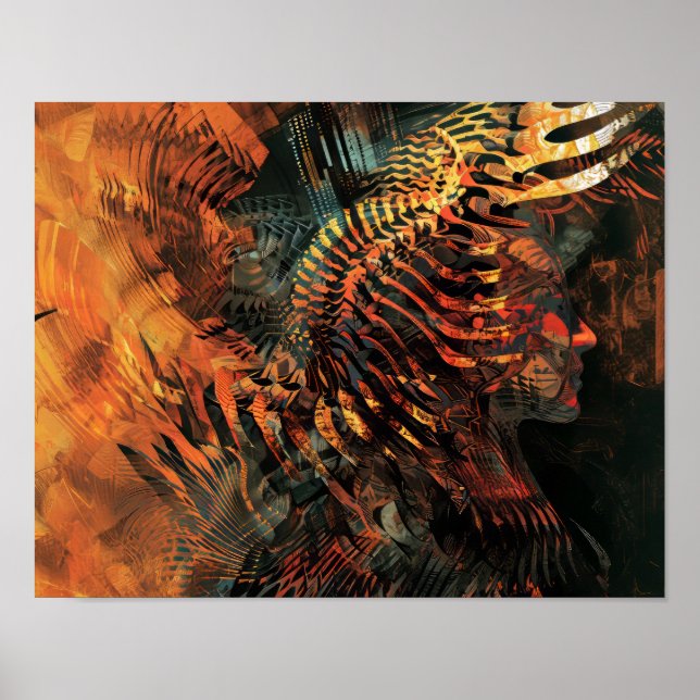 Stammesrhythmen: Der Tanz von Algorithmen Poster (Vorne)