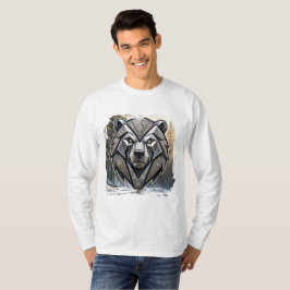 Stammesrüstung Schneebär • Winterkraft-Kunst T-Shirt