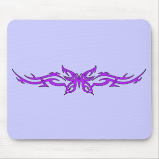 Stammesschmetterling in Lila Mousepad