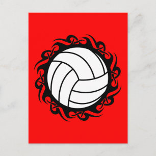 Stammessport Volleyball Postkarte