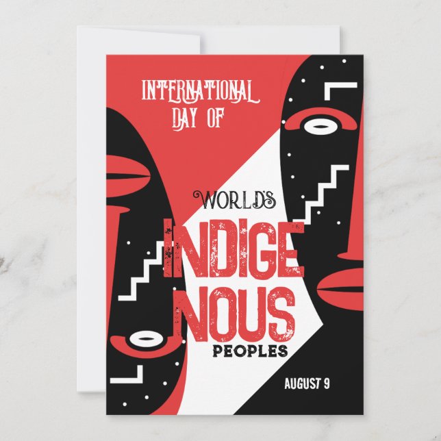 Stammestradition Einladung (Vorderseite)