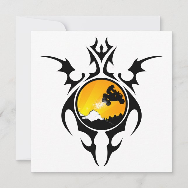 Stammesviertel Einladung (Vorderseite)