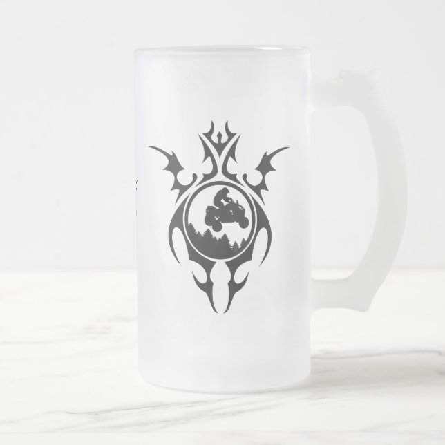 Stammesviertel Mattglas Bierglas (Rechts)