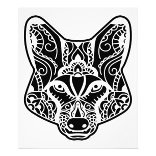 Stammeswolf Fotodruck