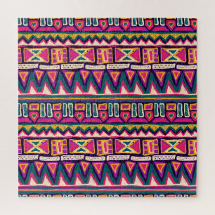 Stammeszeichnungen: handgezeichnet Aztec-Muster.