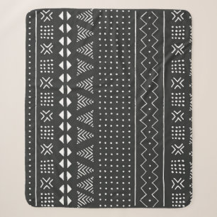 Stammeszugehörigkeit: Schwarz-weißes Muster. Sherpadecke