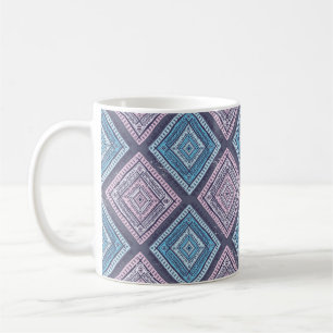 Stammeszugehörigkeit. Vintager nahtloser Illustrat Kaffeetasse