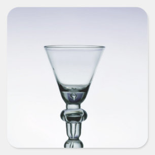 Stammgoblet aus Baluster, c.1700-20 Quadratischer Aufkleber