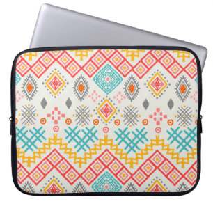 Stammkunst: boho geometrischer Druck. Laptopschutzhülle