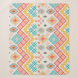 Stammkunst: boho geometrischer Druck. Sherpadecke