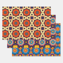 Stammkunst in kühlen Farbmustern Set 2