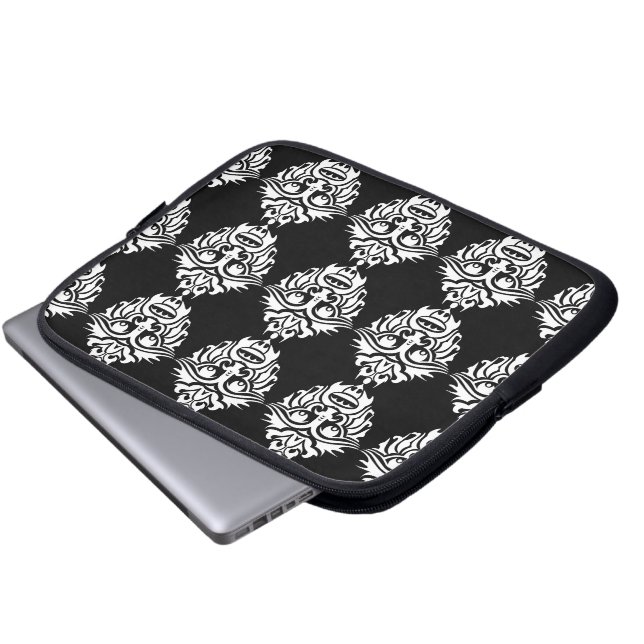 Stammmaske - Neopren Laptop-Sieb 10 Zoll Laptopschutzhülle (Vorne Knopf)