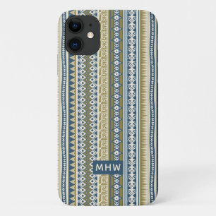 Stammmuster benutzerdefinierte Monogramm-Telefonfä Case-Mate iPhone Hülle