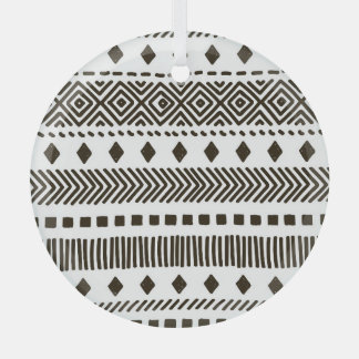 Stammrhythmen: Ethnisch geometrische Muster Ornament Aus Glas