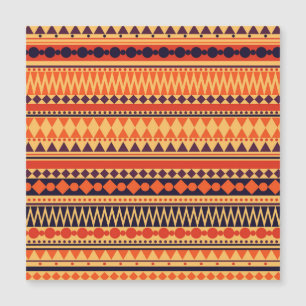 Stammstruktur: Vintages Streifen Muster. Magnetkarte