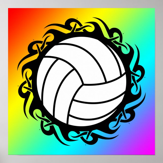 Stammvolleyball Poster (Vorne)